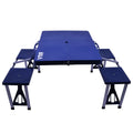 Camping PRO- Mesa de Camping com 4 Banquetas vira Maleta