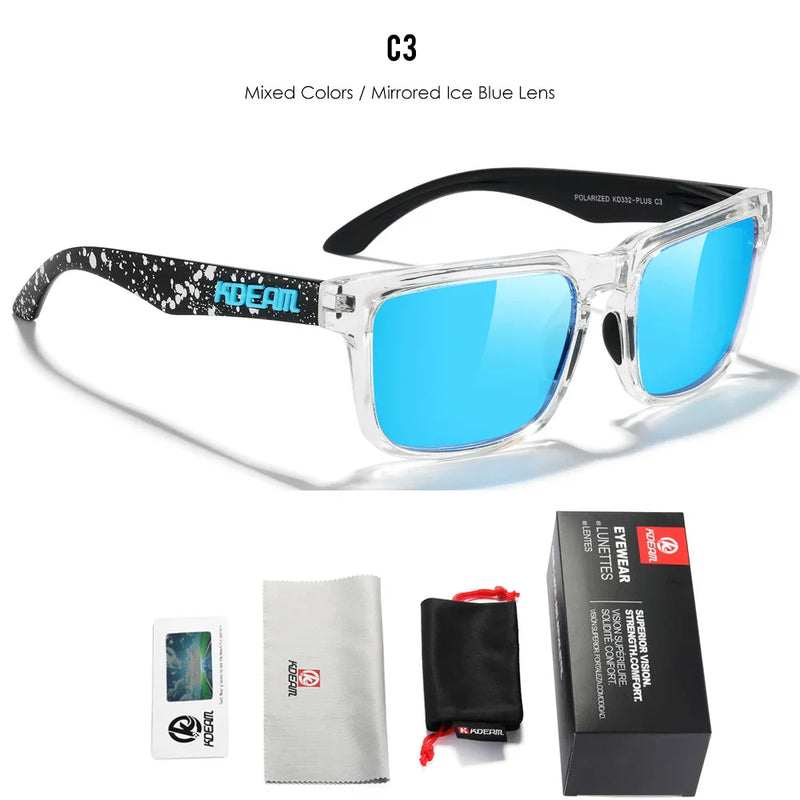 Óculos Polarizado KDEAM - Proteção UV+400
