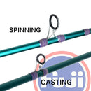 Vara BIUTIFU TRAVELLER | Portátil, Ultralight e Ideal para Molinete ou Carretilha