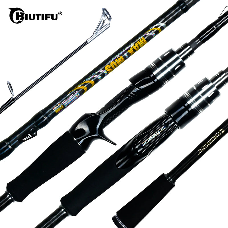 Vara de Pesca BIUTIFU MAXIMUS - Cinza - 100% Carbono 30T
