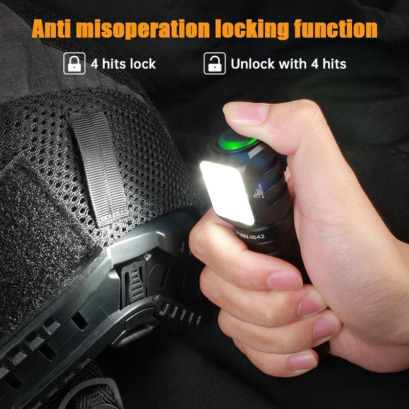 Lanterna de Cabeça Sofirn HS42 - 2100 Lúmens, LED Múltiplo, Recarregável