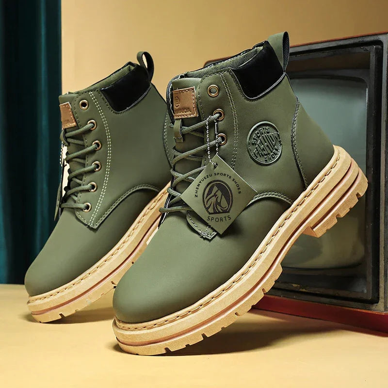 Bota VELLAR Tática – Couro Premium, Durabilidade e Conforto | Nativo Camping