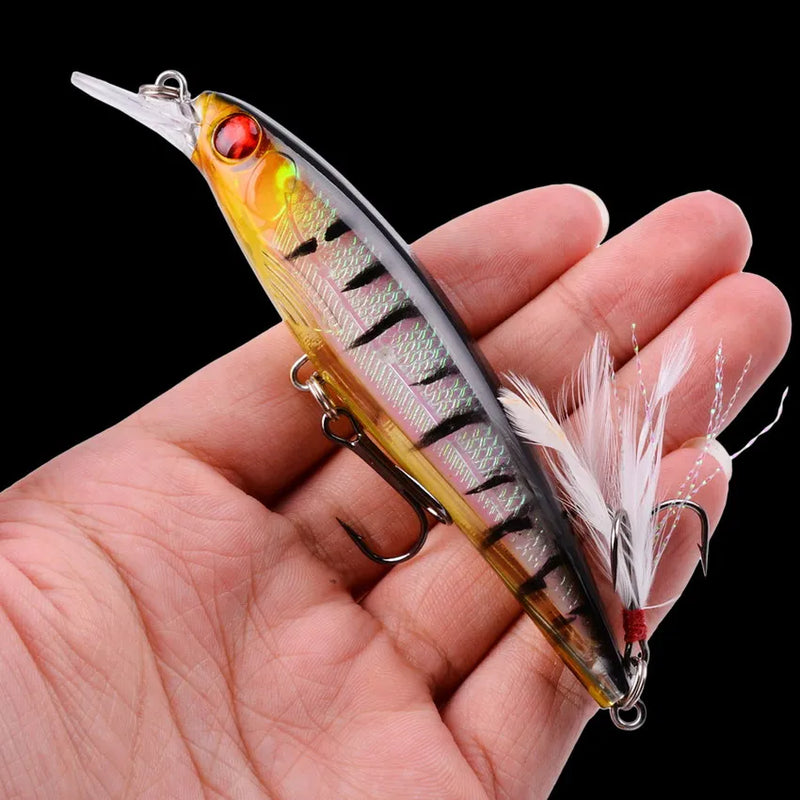 Conjunto de Iscas Artificiais Minnow Orace