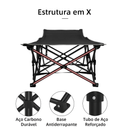 Vento Norte SkyRest 600 — Cama Dobrável Premium com Colchão Removível