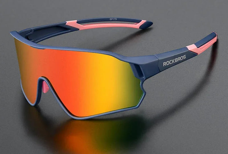 Óculos RockBros Polarizado Modelo Poseidon | Proteção UV400 para Ciclismo